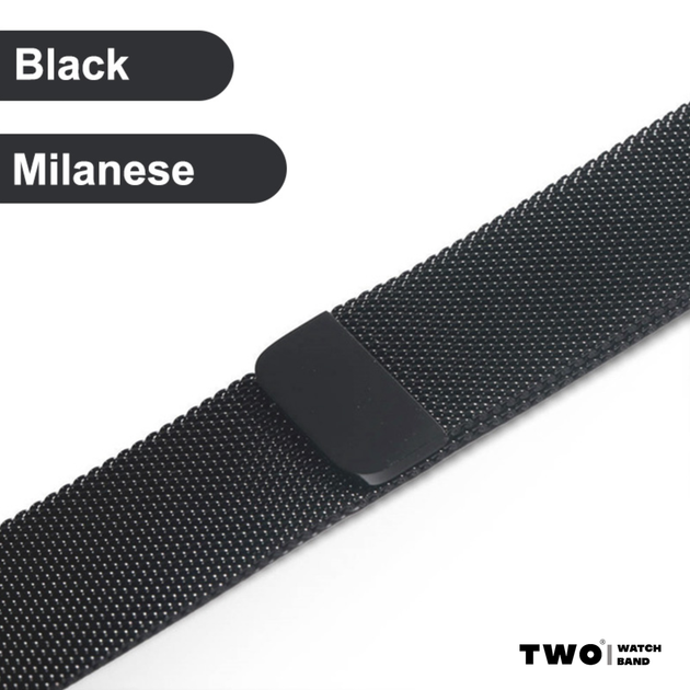 Ремешок миланская петля для Xiaomi Amazfit Bip 3/ Bip3 Pro Чёрный - изображение 6