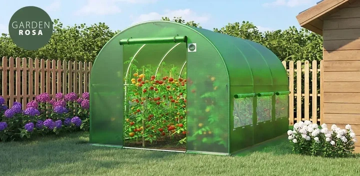 Арочный парник теплица 6 м2 3×2×2 м, с оцинкованным каркасом, армированной пленкой, УФ-защитой и вентиляцией - прочность, камфорт - изображение 3