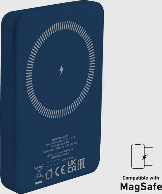 УМБ SBS 5000 mAh 10W Blue (8018417464805) - зображення 2