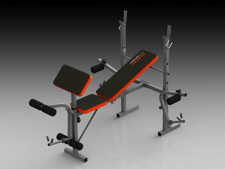 Regulowana ławka do ćwiczeń Neo Sport NS-200 (5902854513413) - obraz 13