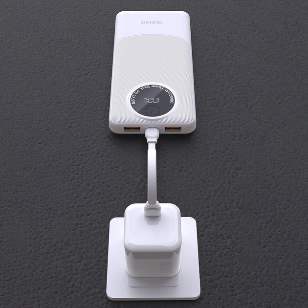 УМБ Dudao K12 10000 mAh 22.5W White (6976625333875) - зображення 3