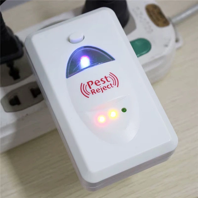 Ультразвуковий відлякувач в розетку Pest Reject pro, від мишей, кротів та комах, радіус дії до 200 м² - Фото 8 Ультразвуковий відлякувач в розетку Pest Reject pro, від мишей, кротів та комах, радіус дії до 200 м² - зображення 8
