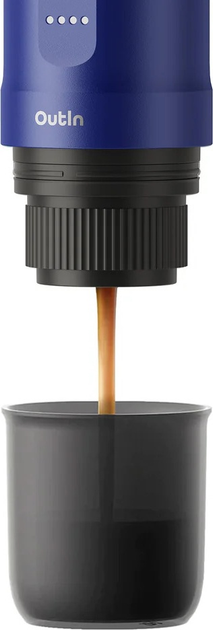 Портативна кавомашина Outin Nano Espresso Maker + аксесуари Ocean Blue (1240000018745) - зображення 4