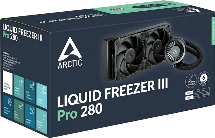 System chłodzenia wodą Arctic Liquid Freezer III Pro 280 (ACFRE00179A) - obraz 6