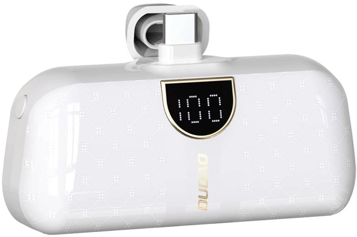 УМБ Dudao K20SC USB-C 5000 mAh White (6976625331345) - зображення 2