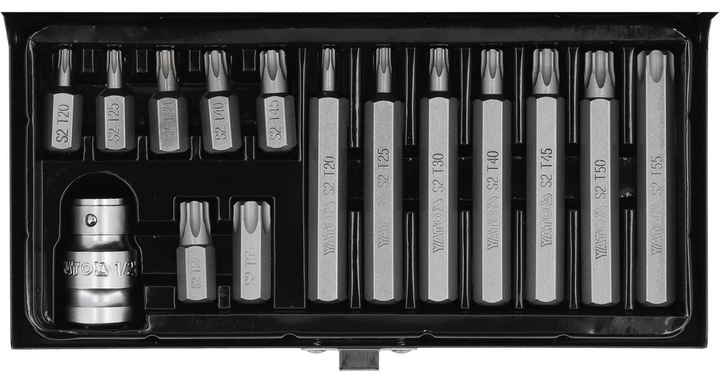 Końcówki wkrętakowe YATO Torx 15 szt (YT-0411) - obraz 1
