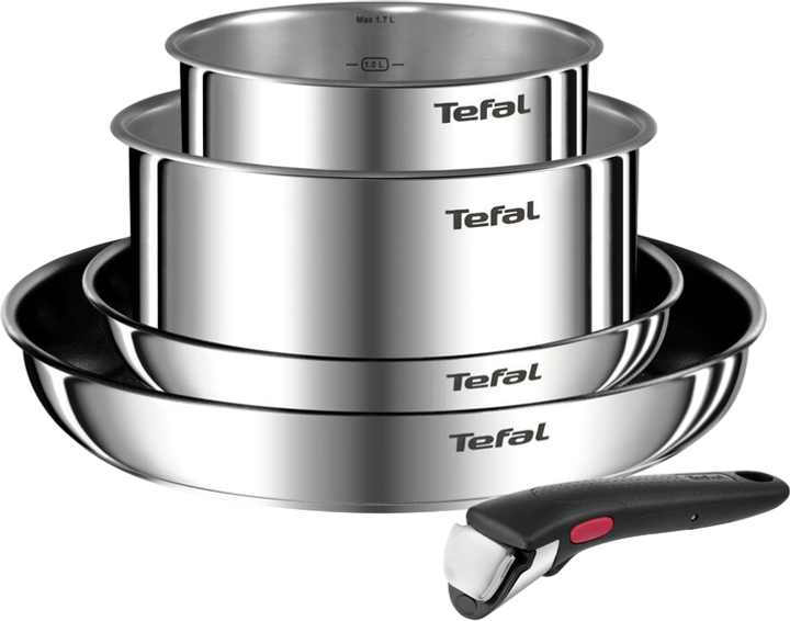 Zestaw naczyń Tefal Ingenio Emotion 5 elementów (3168430338548) - obraz 1
