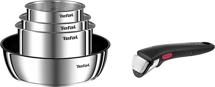 Zestaw naczyń Tefal Ingenio Emotion 5 elementów (3168430338548) - obraz 2