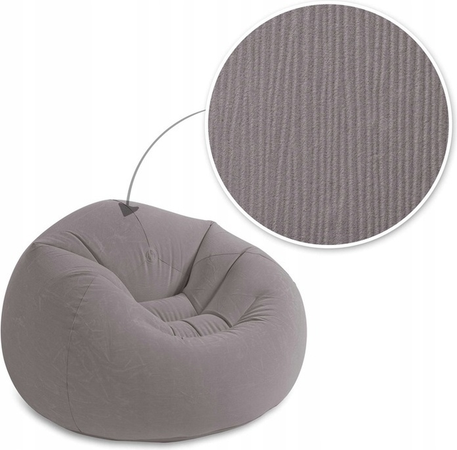 Fotel dmuchany pufa Intex 68579 (6941057402758) - obraz 3