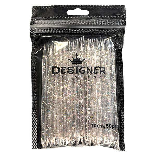 Апельсиновые палочки многоразовые пластиковые 10 см (прозрачные) Designer Professional 50 шт./уп. - Фото 3 Апельсиновые палочки многоразовые пластиковые 10 см (прозрачные) Designer Professional 50 шт./уп. - изображение 3