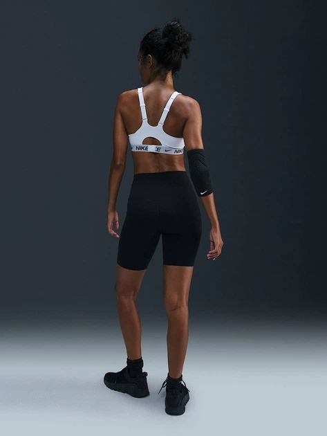 Спортивный топ для фитнеса женский Nike W Nk Df Indy Hgh Spt Bra FD1068-101 S Белый (0197596379556) - изображение 4