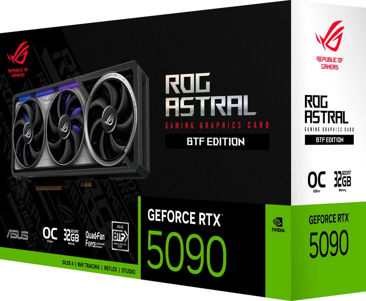 Видеокарта ASUS PCI-Ex GeForce RTX 5090 ROG Astral BTF OC Edition Видеокарта ASUS PCI-Ex GeForce RTX 5090 ROG Astral BTF OC Edition