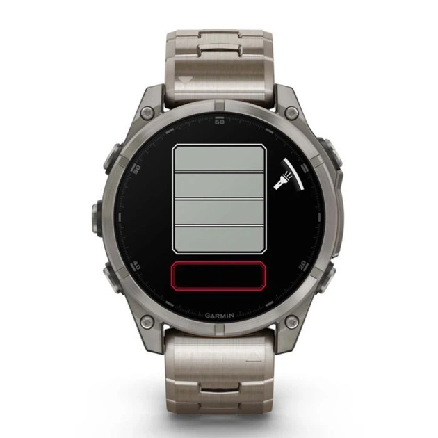 Смарт-часы Garmin Fenix 8 47mm AMOLED Sapphire Titanium with Vented Titanium Bracelet (010-02904-40) - Фото 7 Смарт-часы Garmin Fenix 8 47mm AMOLED Sapphire Titanium with Vented Titanium Bracelet (010-02904-40) - изображение 7