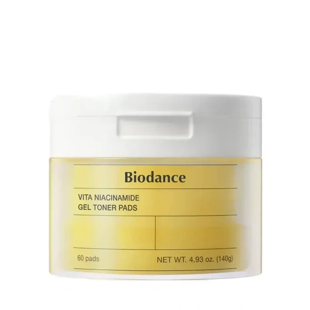 Пади гелеві зволожуючі для вирівнювання тону BIODANCE Vita Niacinamide Gel Toner Pad 60 шт - зображення 2