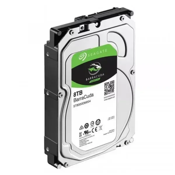 外付けハードディスク・ドライブ Seagate BarraCuda 8TB HDD 5400RPM Жесткий диск Seagate BarraCuda 8ТБ 5400об/м 190 МБ/с 3.5