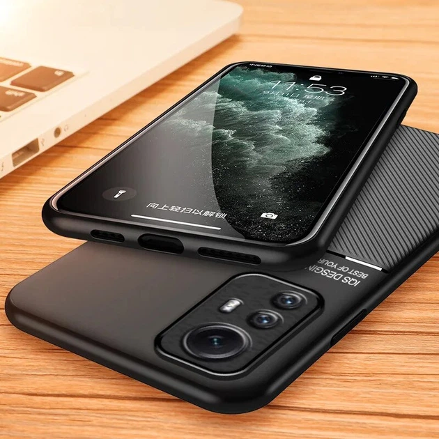 Силіконовий чохол IQS Design для Xiaomi Redmi Note 12s Чорний - зображення 2