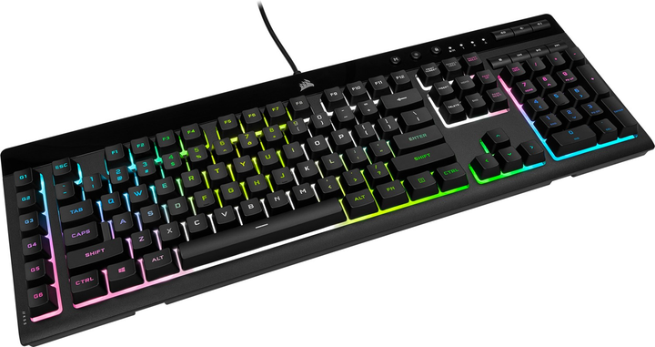 Klawiatura przewodowa Corsair K55 RGB PRO XT USB Black (4166778) - obraz 9