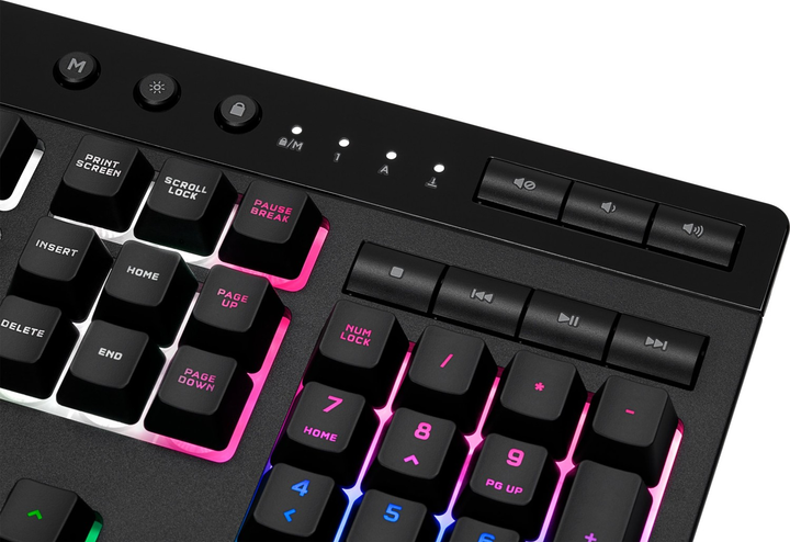Klawiatura przewodowa Corsair K55 RGB PRO XT USB Black (4166778) - obraz 11