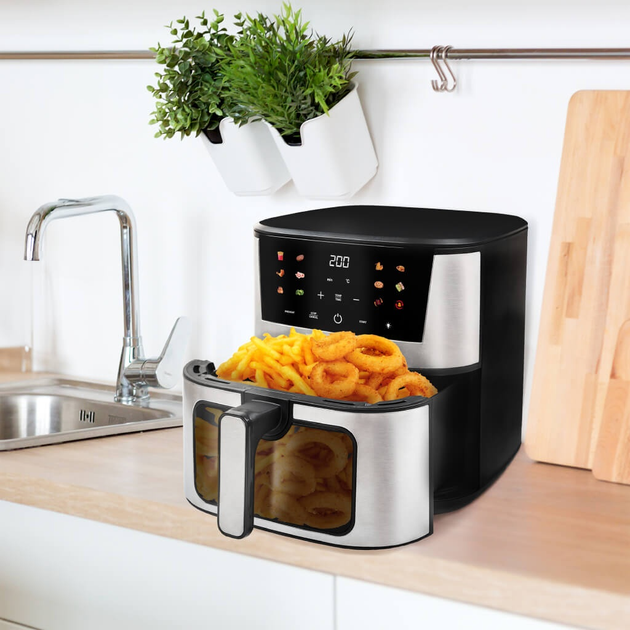 Frytkownica Tesla AirCook Q60 XXL Pro (AIRCKQ60XXLPROBLK) - obraz 5