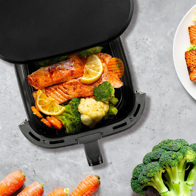 Frytkownica Tesla AirCook Q60 XXL Pro (AIRCKQ60XXLPROBLK) - obraz 8
