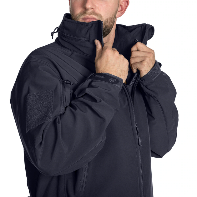 Куртка Helikon Gunfighter Softshell Shark Skin Windblocker, Navy Blue, L - изображение 2
