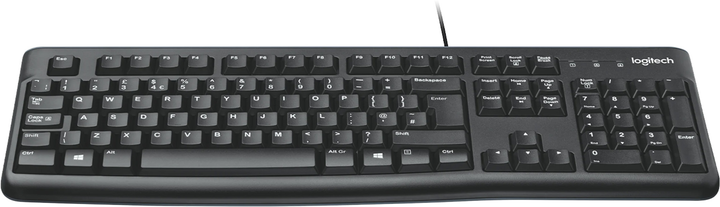 Klawiatura przewodowa Logitech K120 for Business USB EN/LT Black (1828479) - obraz 2