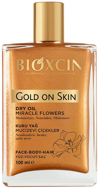 Сухa олія для шкіри Bioxcin Gold 100 мл (8680512632955) - зображення 1