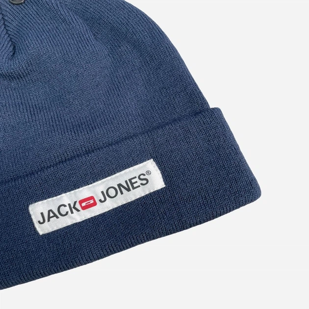 Шапка мужская Jack & Jones 191 124 One Size Темно-синяя (LV2200005057438) - Фото 3 Шапка мужская Jack & Jones 191 124 One Size Темно-синяя (LV2200005057438) - изображение 3