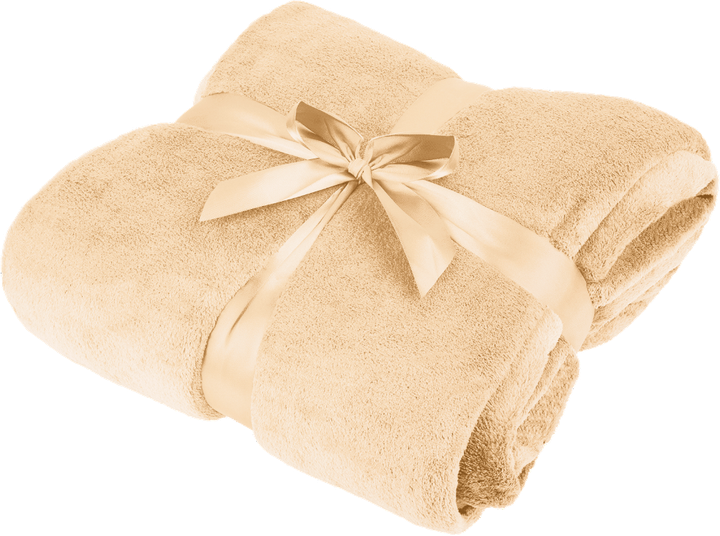 Koc Teesa polarowy kremowy 200 x 220 cm (5901890094405) - obraz 1