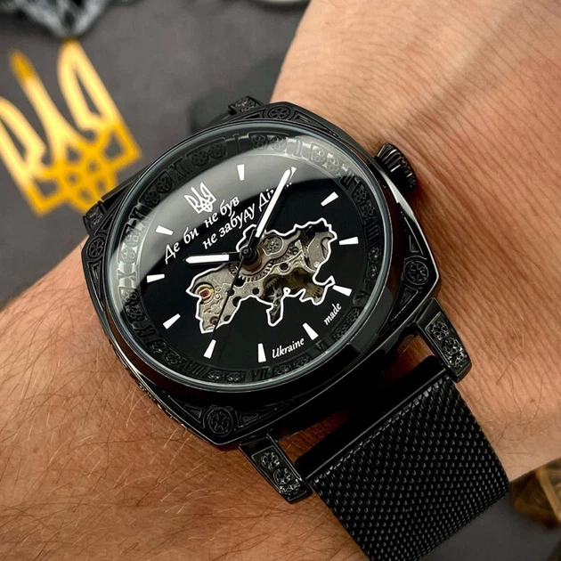 Наручные часы Awarder 021 Где бы ни был All Black Mesh - изображение 4