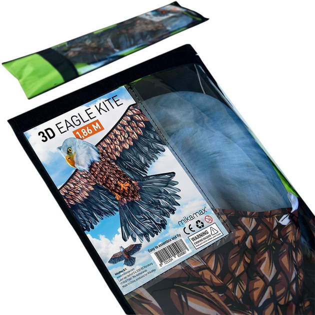 Latawiec Mikamax 3D Eagle Kite (8721154050087) - obraz 3