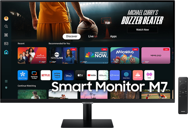 Monitor 32" Samsung Smart Monitor M7 (LS32DM702UUXDU) - obraz 1