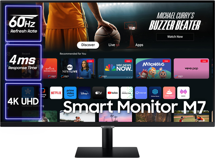 Monitor 32" Samsung Smart Monitor M7 (LS32DM702UUXDU) - obraz 2