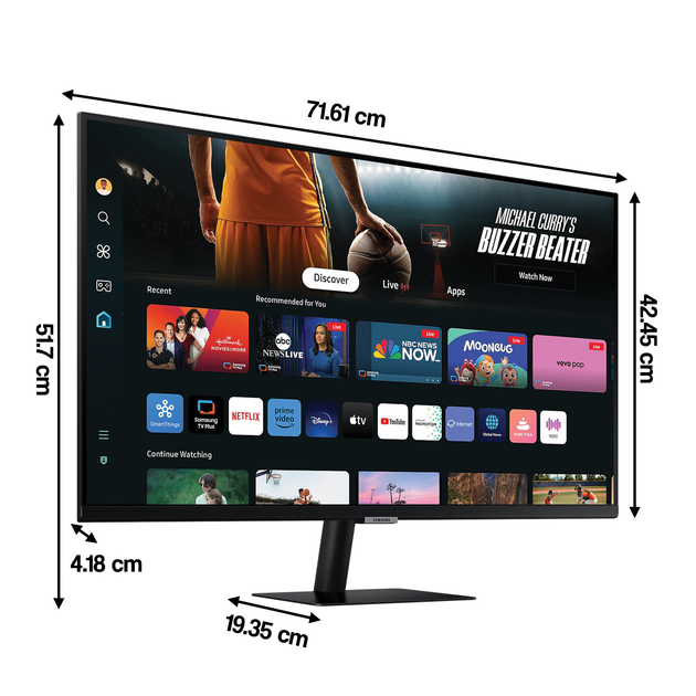 Monitor 32" Samsung Smart Monitor M7 (LS32DM702UUXDU) - obraz 13