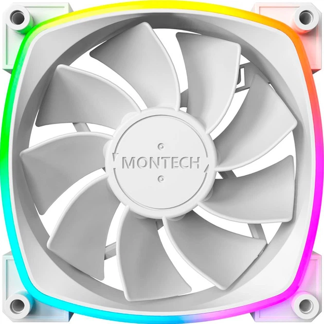 Кулер до корпусу MONTECH RX120 PWM WHITE (m480220) - зображення 2