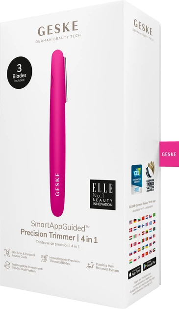 Тример GESKE Precision Trimmer 4в1 magenta - зображення 8