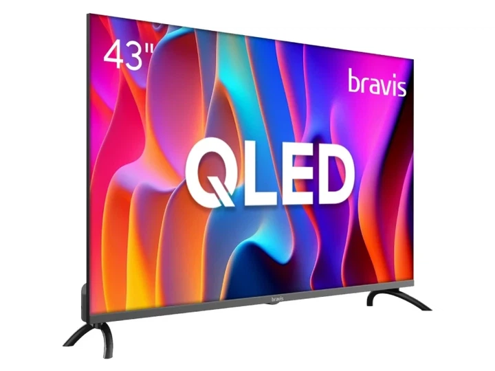 Телевізор BRAVIS 43K7000Q - Фото 2 Телевізор BRAVIS 43K7000Q - изображение 2