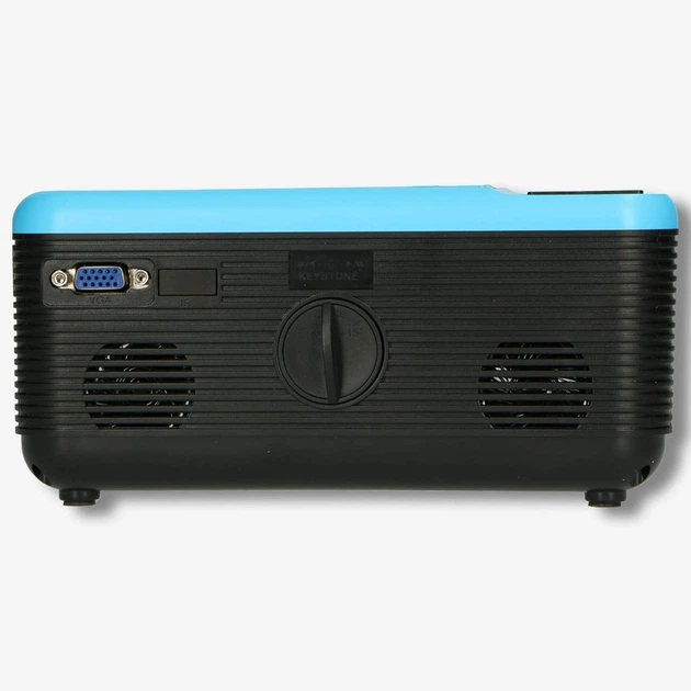 Компактный LED проектор с Bluetooth и встроенным DVD, черный с синим - изображение 5