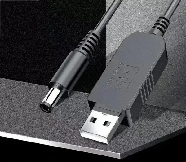 Кабель для роутера USB 12V Підвищує перехідник перетворювач живлення від повербанку - зображення 2