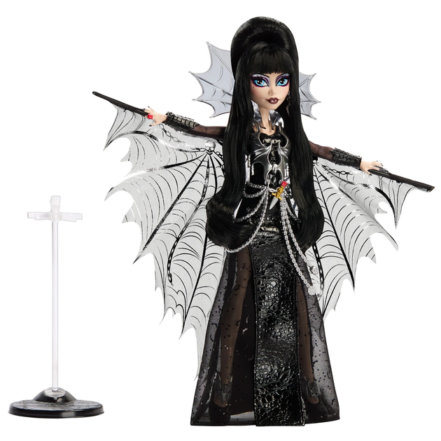 Кукла Монстер Хай коллекционная Эльвира Повелительница тьмы Monster High Skullector Elvira Mistress of The Dark Mattel (HYV99) (HYV99) - Фото 4 Кукла Монстер Хай коллекционная Эльвира Повелительница тьмы Monster High Skullector Elvira Mistress of The Dark Mattel (HYV99) (HYV99) - изображение 4