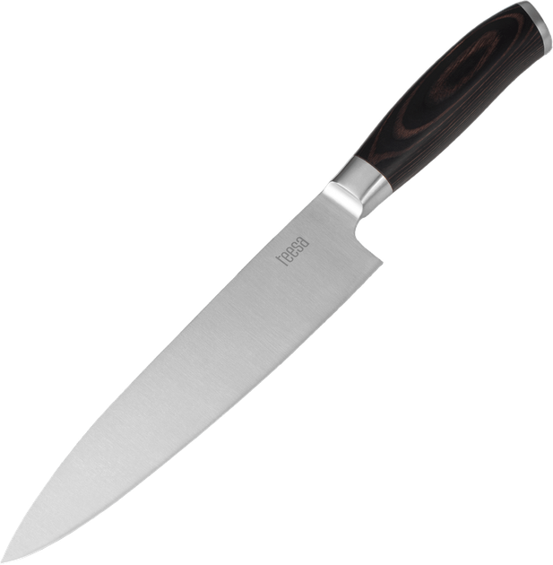 Nóż szefa kuchni Teesa ze stali nierdzewnej 33 cm (5901890067867) - obraz 1