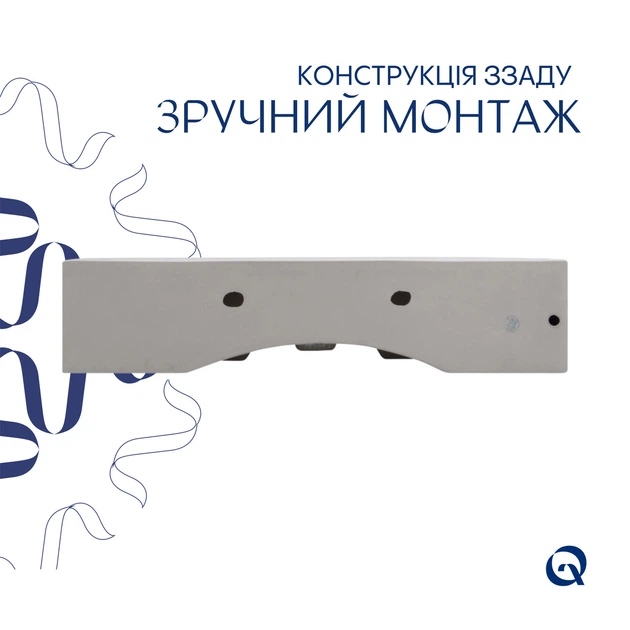 Комплект Qtap Nando LT: Раковина подвесная прямоугольная 610х420х140 мм White + Донный клапан PU02O - Фото 5 Комплект Qtap Nando LT: Раковина подвесная прямоугольная 610х420х140 мм White + Донный клапан PU02O - изображение 5