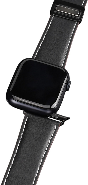 Pasek Dux Ducis Ya do Apple Watch 42/44/45/49 mm Black (6934913022566) - obraz 4