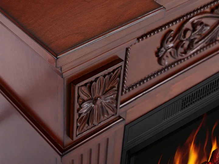 Каминокомплект ArtiFlame Toscana AF23S дуб с эффектом живого огня со звуком и обогревом - изображение 4