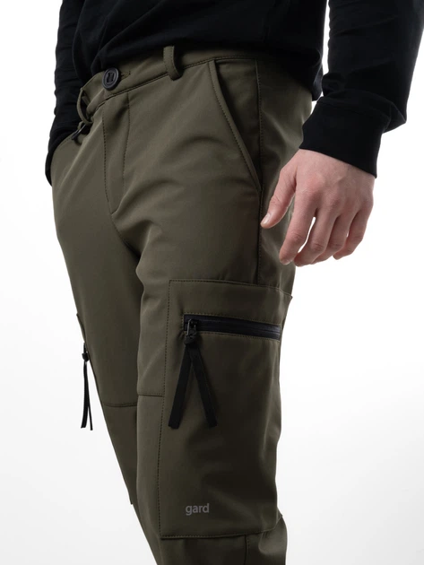 Теплые штаны gard ZIP CARGO 4/24 S хаки 9998 - изображение 6
