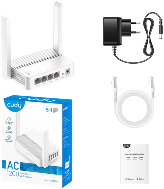 Маршрутизатор Cudy WR1200E - зображення 6