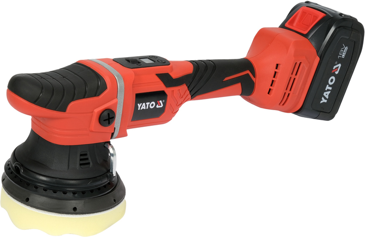Polerka orbitalna Yato YT-82924 18V 125 mm miękki start - akumulator 4 ah (5906083082276) - obraz 2