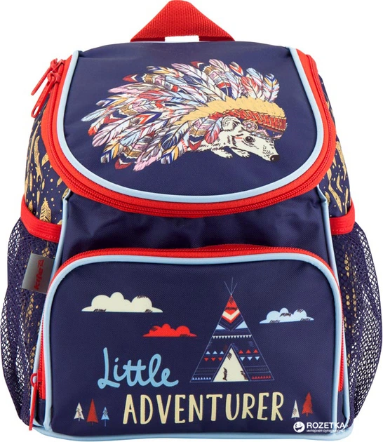 Рюкзак дошкольный Kite Kids Ежик 24x19x13 см 6 л Разноцветный (K18-535XXS-1) - Фото 1 Рюкзак дошкольный Kite Kids Ежик 24x19x13 см 6 л Разноцветный (K18-535XXS-1) - изображение 1