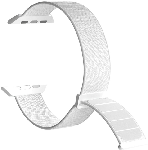 Pasek Puro Sport Nylon Strap do Apple Watch 42/44/45/49 mm White (8018417441417) - obraz 3