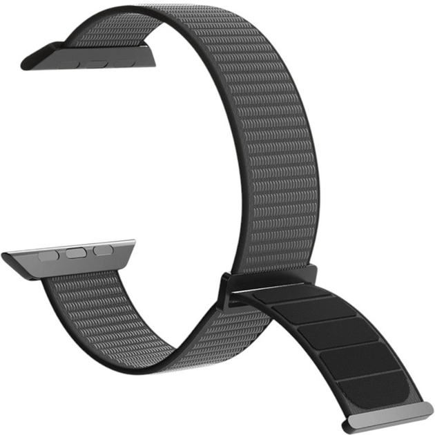 Ремінець Puro Sport Nylon Strap для Apple Watch 42/44/45/49 mm Black (8018417441394) - зображення 3